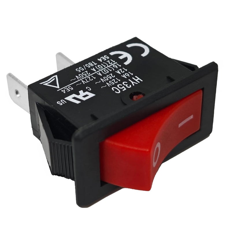 Formiden HY35C Push Button Switch - ON-Off 2-Pin AC 125/250V 16/12A Rocker Switch for Household Electrical Appliances Industrial Electric - Image 2